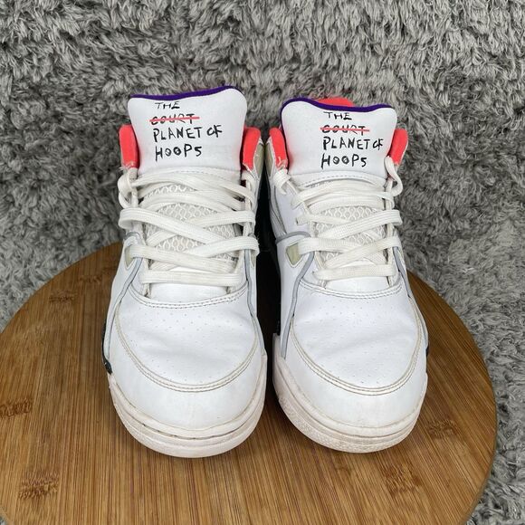 Nike Air Flight 89 Planet of Hoops Sneakers Shoes Men's 8 CW2616-101 - Picture 9 of 12